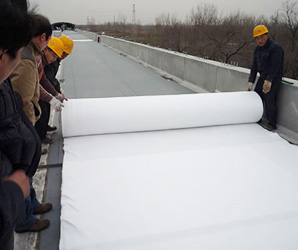 滌綸針刺無紡布應用于土工布