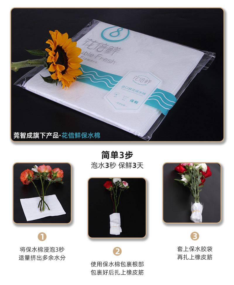 鮮花保濕棉-應(yīng)用領(lǐng)域