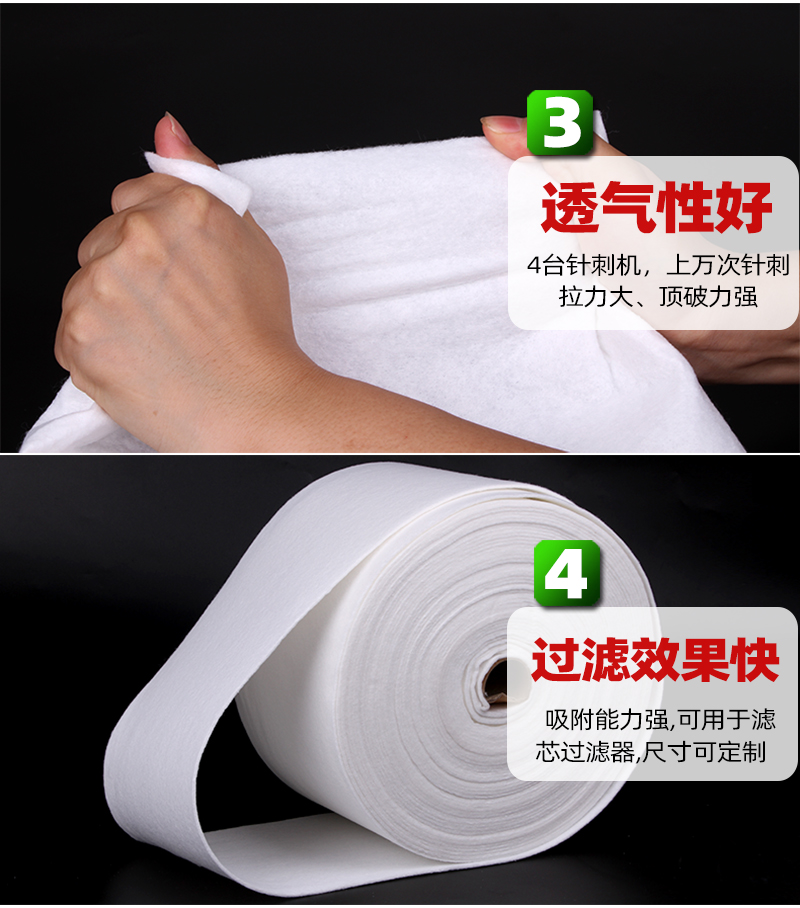 針刺布4大品質賣點