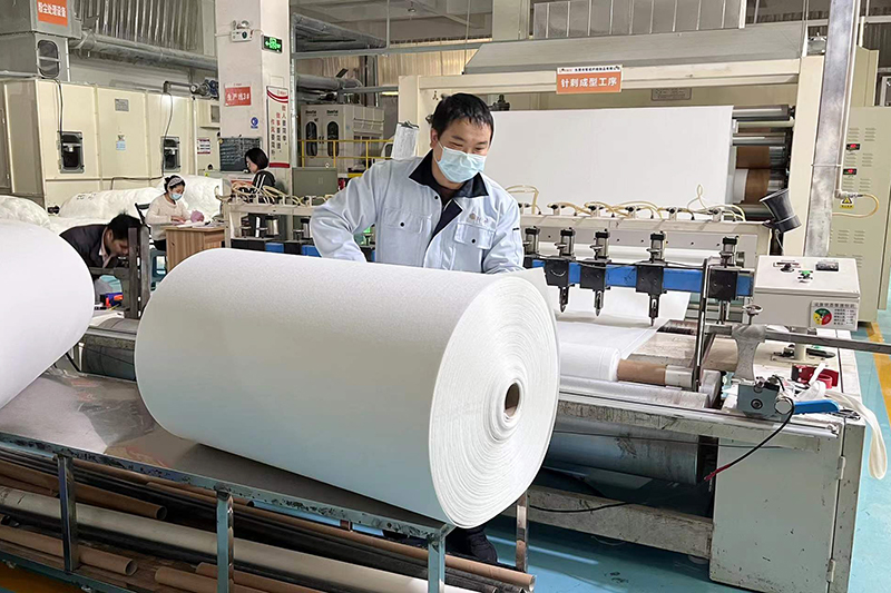 空調(diào)過濾棉的工藝流程