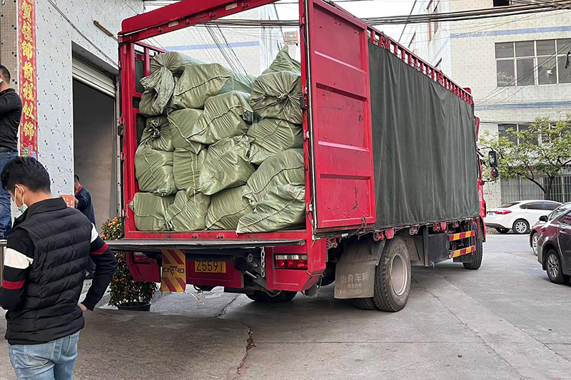 過濾無紡布裝車